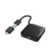 Hama 00200116 gränssnittshubbar USB 3.2 Gen 1 (3.1 Gen 1) Type-A + Type-C 5000