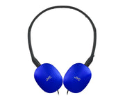 JVC HA-S160M-AU hörlur och headset Kabel Huvudband Samtal/musik Blå