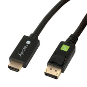 Techly ICOC DSP-H12-020 videokabeladapter 2 m DisplayPort HDMI Svart