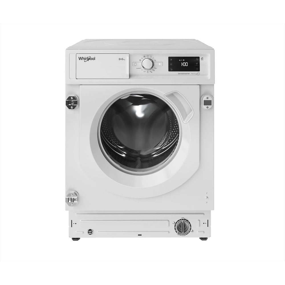 Whirlpool FreshCare BI WDWG 861485 EU kombinerad tvättmaskin och Tumlare Inbyggd Frontmatad Vit