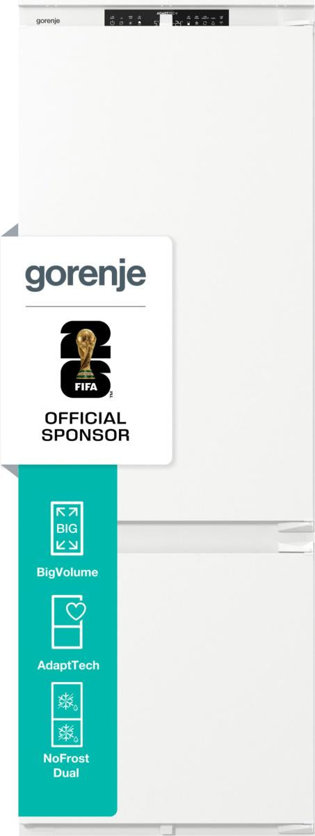 Gorenje 747123 kombinerad kyl/frys Inbyggd 377 l Vit