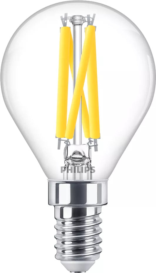 Philips Filamentljuskälla klot klar 60 W P45 E14