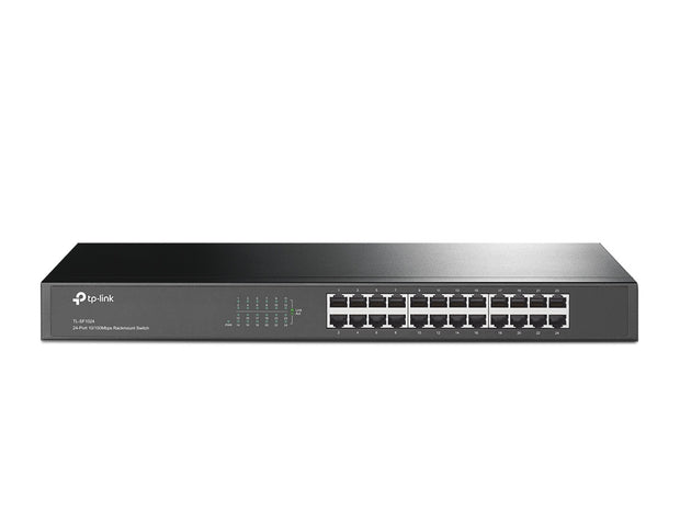TP-Link TL-SF1024 Ohanterad Fast Ethernet (10/100) 1U Grå
