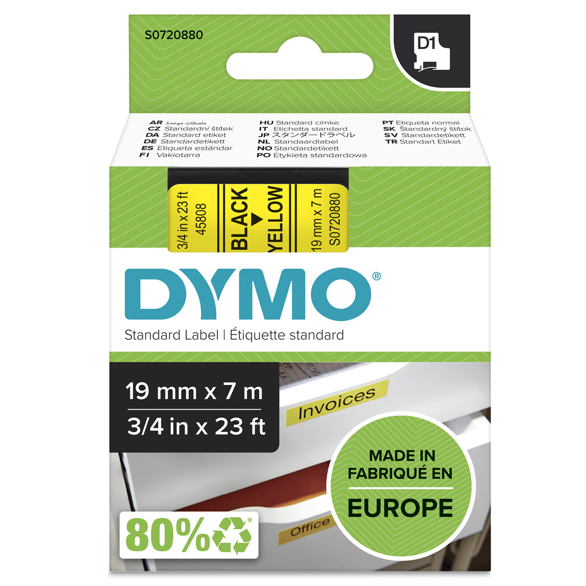 DYMO D1-originaletiketter