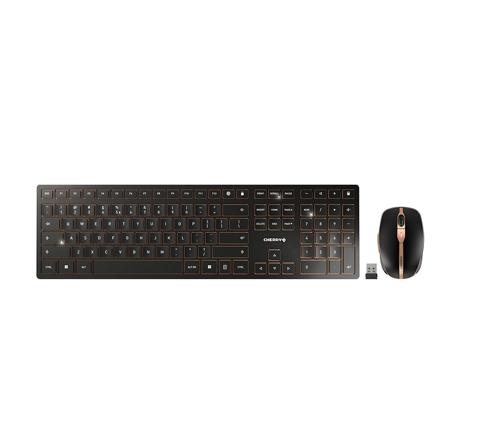 CHERRY DW 9000 SLIM tangentbord Mus inkluderad Universal Trådlös RF +