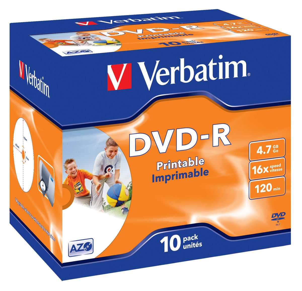 Verbatim 43521 tomma dvd:er