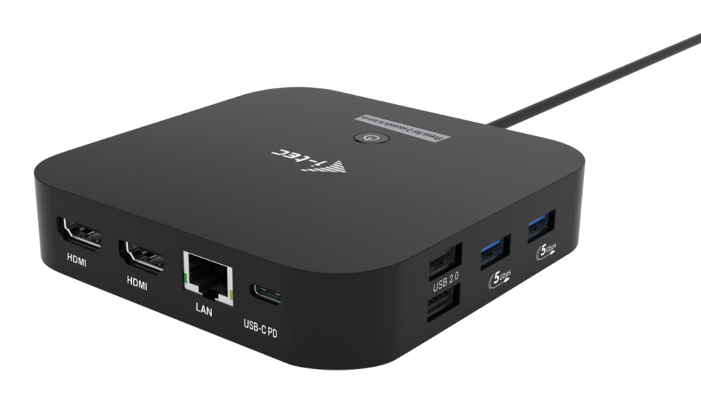 i-tec C31DUALHDMIDOCKPD dockningsstationer för bärbara datorer Kabel USB 3.2 Gen 2
