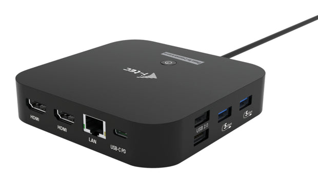 i-tec C31DUALHDMIDOCKPD dockningsstationer för bärbara datorer Kabel USB 3.2 Gen 2 (3.1 Gen 2) Type-C Svart