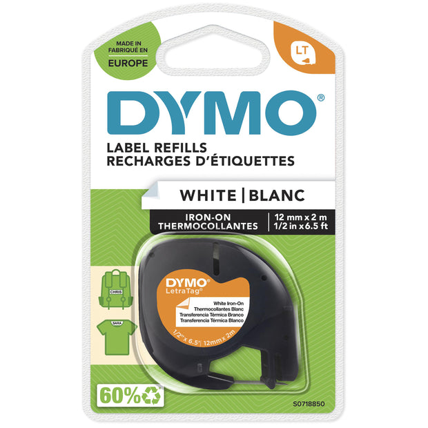 DYMO LetraTag Iron-On Fabric Labels
