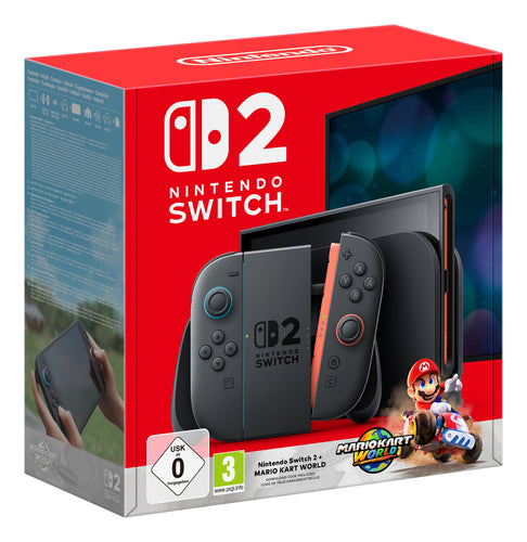 Nintendo Switch 2 + Mario Kart World bärbara spelkonsoller - 7.9"