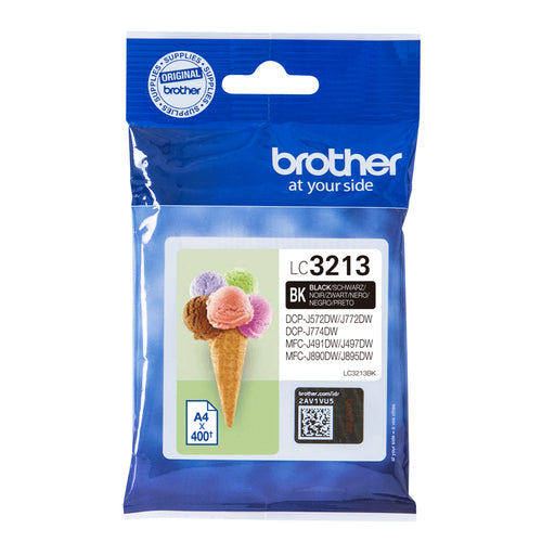 Brother LC3213BK bläckpatroner Original Svart