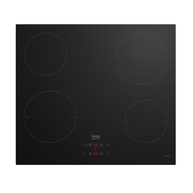 Beko HII64401MT spishällar Svart Inbyggd Induktionshäll med zon 4 zone(s)