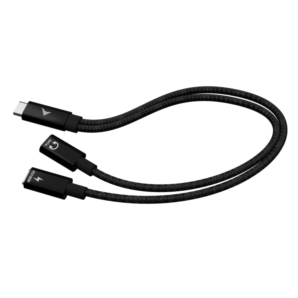 i-tec C31DUALSPLITTERCBLPD USB-kablar USB 2.0 0,3 m USB C 2 x USB C 100 W Svart