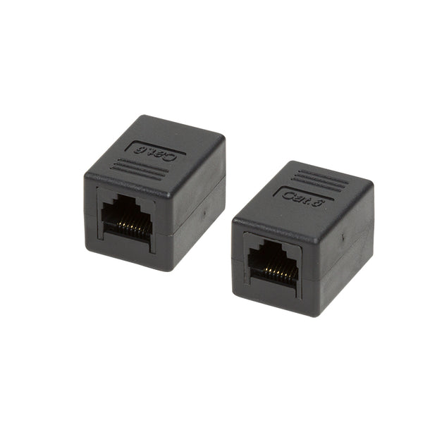LogiLink NP0034A kabelomvandlare (hane/hona) RJ-45 Svart