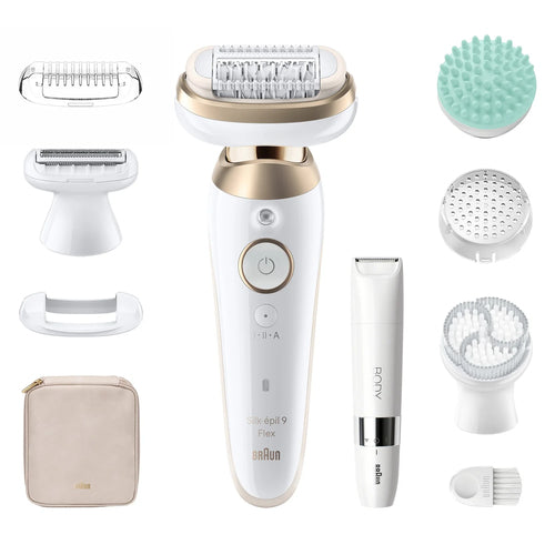 Braun Silk-épil 9 Flex SkinSpa 9-481 3D Guld epilatorer