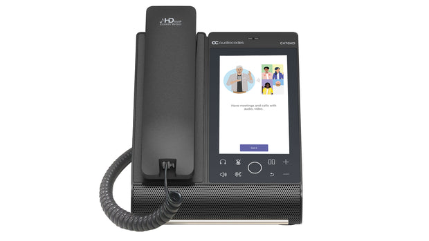 AudioCodes C470HD IP-telefoner Svart TFT