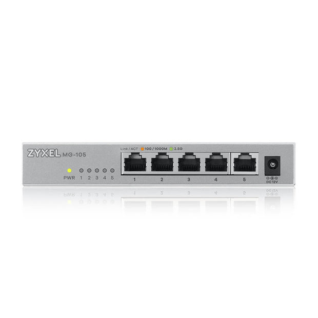 Zyxel XMG-105 Ohanterad 2.5G Ethernet (100/1000/2500) Grå