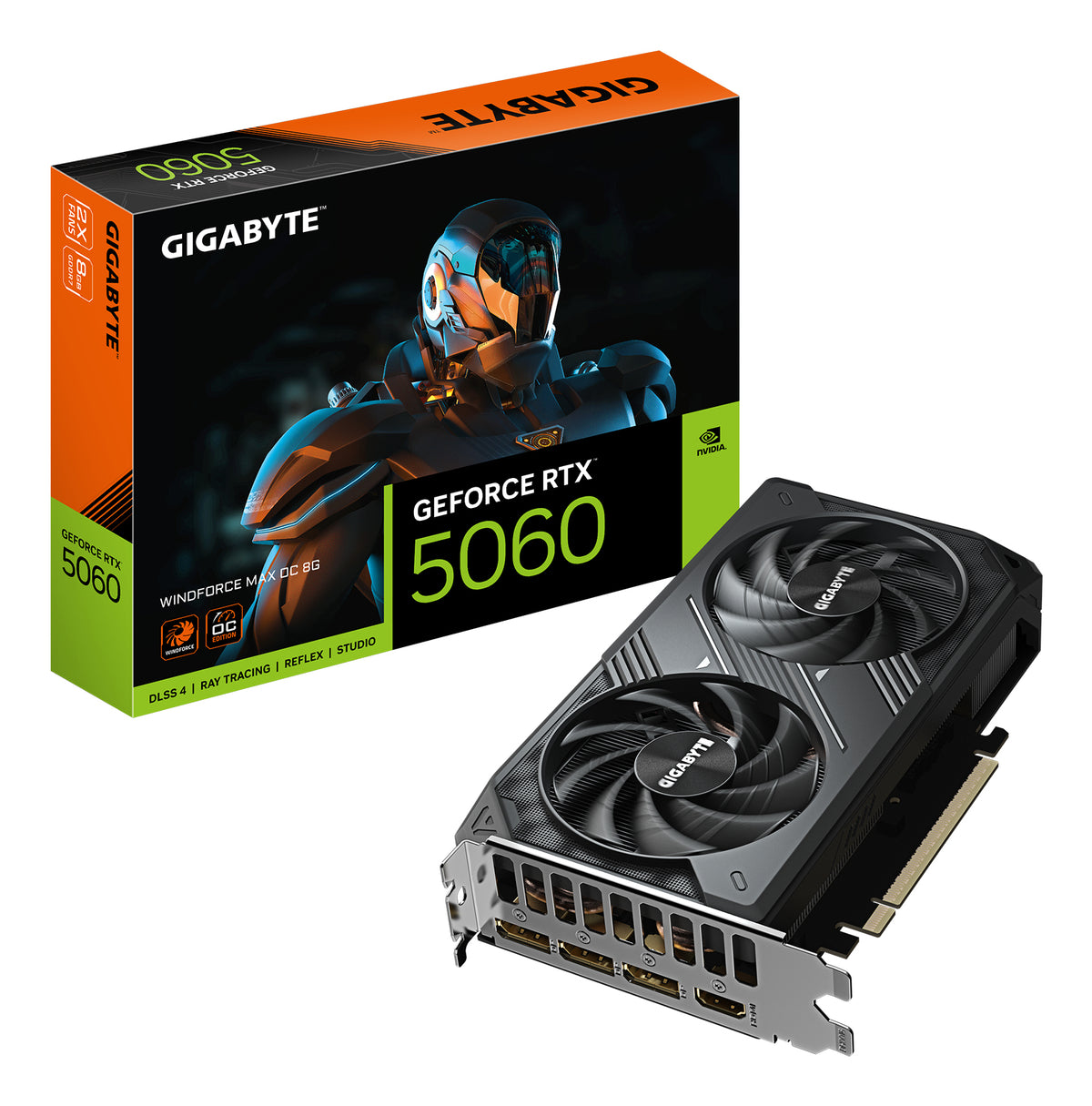 GIGABYTE GeForce RTX 5060 WINDFORCE MAX OC 8G NVIDIA