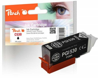 Peach PI100-497 bläckpatroner Kompatibel Standardavkastning Svart