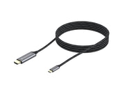 Conceptronic ABBY10G videokabeladapter 2 m USB Type-C HDMI Grå