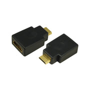 LogiLink AH0009 kabelomvandlare (hane/hona) HDMI C HDMI A Svart