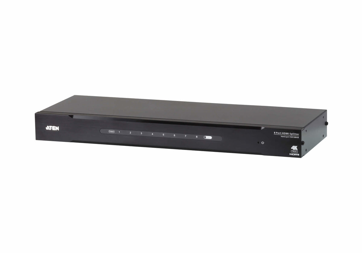 ATEN True 4K HDMI-splitter med 8 portar