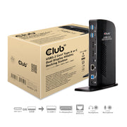 CLUB3D USB3.2 Gen1 Type A or C Dual Display 4K60Hz Docking Station