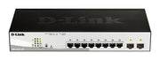 D-Link DGS-1210-10P hanterad L2 Gigabit Ethernet (10/100/1000) Strömförsörjning via