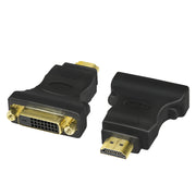 LogiLink AH0002 videokabeladapter HDMI Typ A (standard) DVI-D Svart