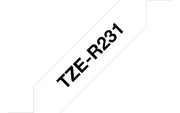 Brother TZE-R231 etikett-tejp Svart på vitt