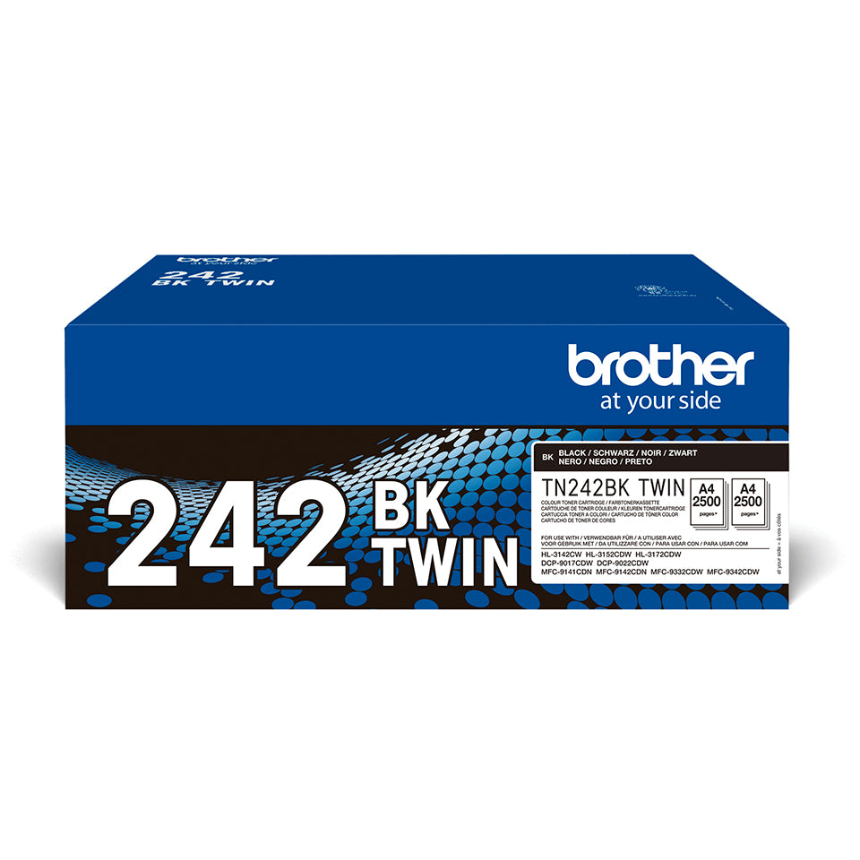 Brother TN-242BKTWIN Tonerkassett Original Svart