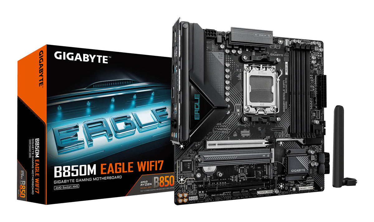 GIGABYTE B850M EAGLE WIFI7 AMD B850 AM5-sockel micro ATX