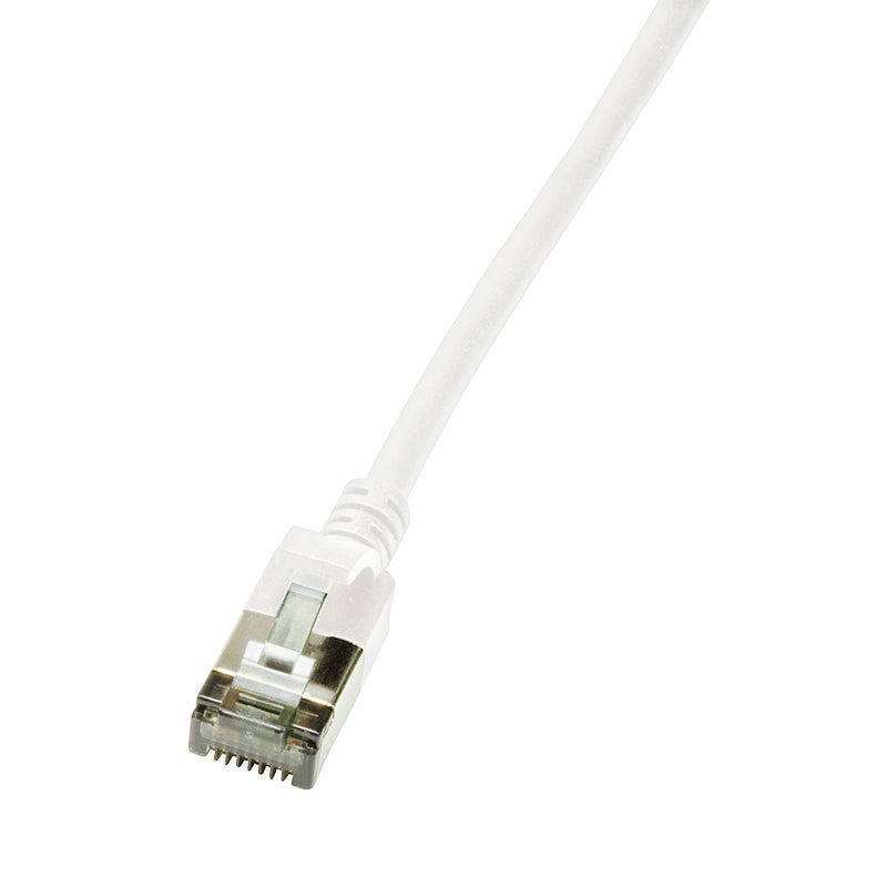 LogiLink CQ9021S nätverkskablar Vit 0,5 m Cat6a S/UTP (STP)