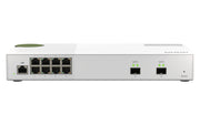 QNAP QSW-M2108-2S nätverksswitchar hanterad L2 2.5G Ethernet (100/1000/2500) Grå