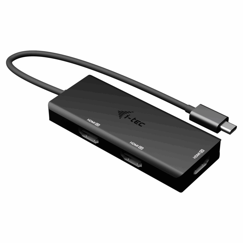 i-tec C31TRIPLE4KHDMIPD videokabeladapter 0,2 m USB Type-C 3 x HDMI Svart