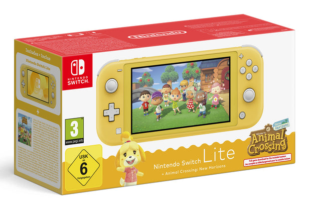 Nintendo Switch Lite Animal Crossing bärbara spelkonsoller