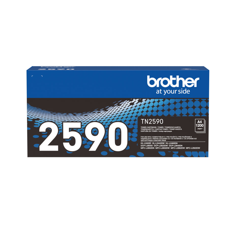 Brother TN-2590 Tonerkassett Original Svart