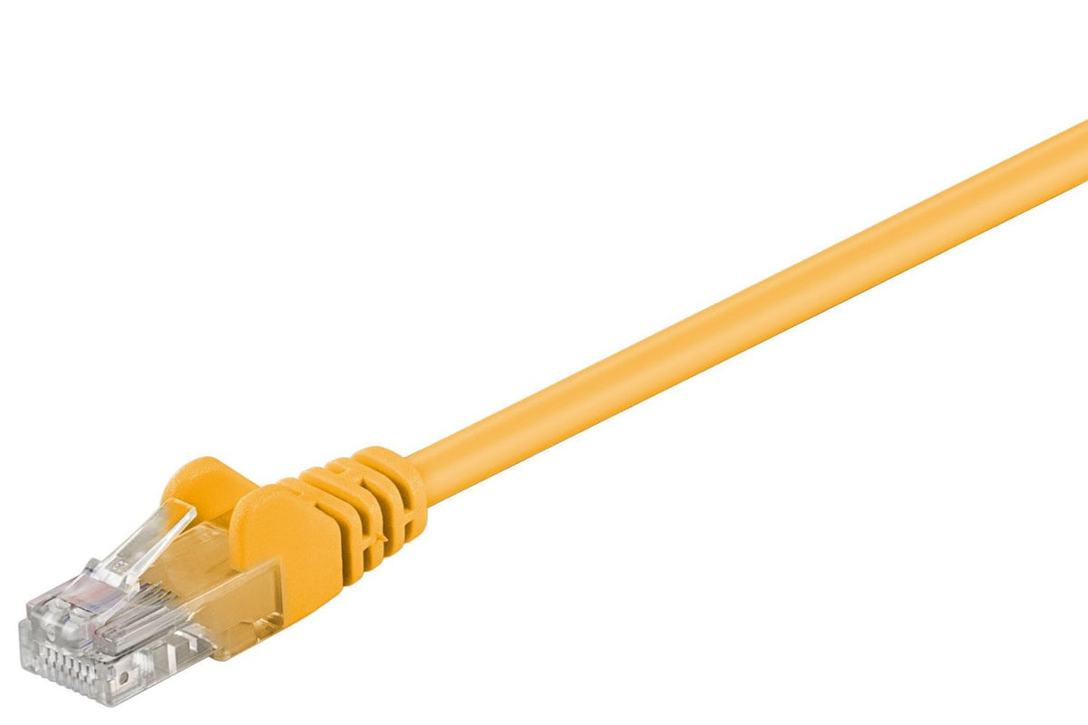 Intellinet 1.5m Cat6 RJ-45 nätverkskablar Gul 1,5 m U/UTP (UTP)