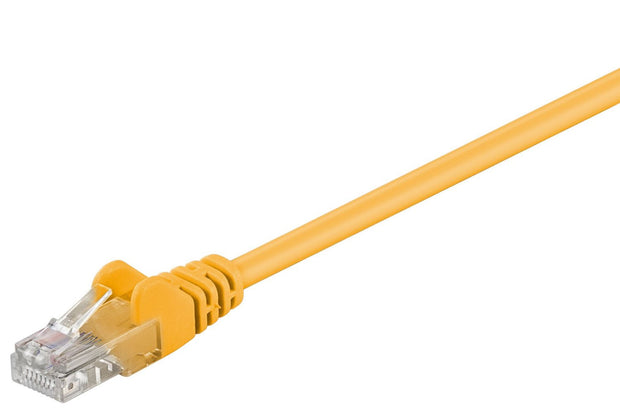 Intellinet 1.5m Cat6 RJ-45 nätverkskablar Gul 1,5 m U/UTP (UTP)