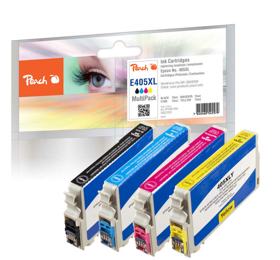 Peach PI200-908 bläckpatroner Kompatibel Hög (XL) avkastning Svart