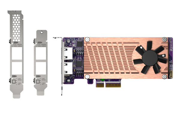 QNAP QM2-2P2G2T nätverkskort Intern Ethernet 2500 Mbit/s