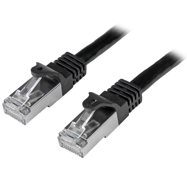 StarTech.com N6SPAT5MBK nätverkskablar Svart 5 m Cat6 SF/UTP (S-FTP)