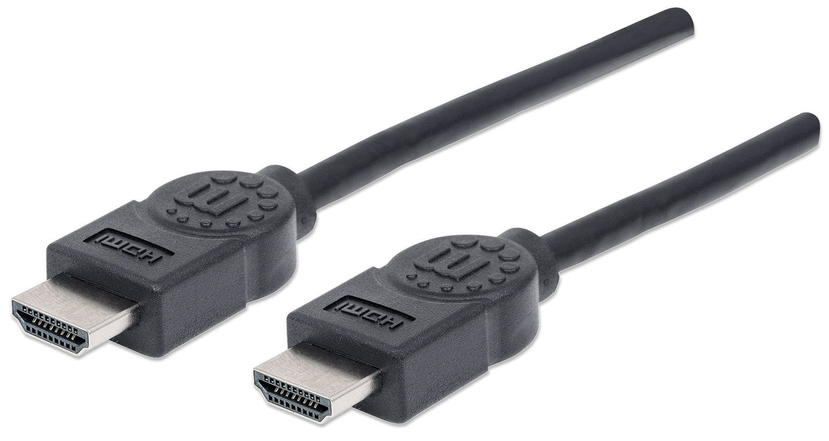 Manhattan 306119 HDMI-kabel 1,8 m HDMI Typ A (standard) Svart