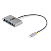 StarTech.com USB-C-hubb med 3 portar och Ethernet