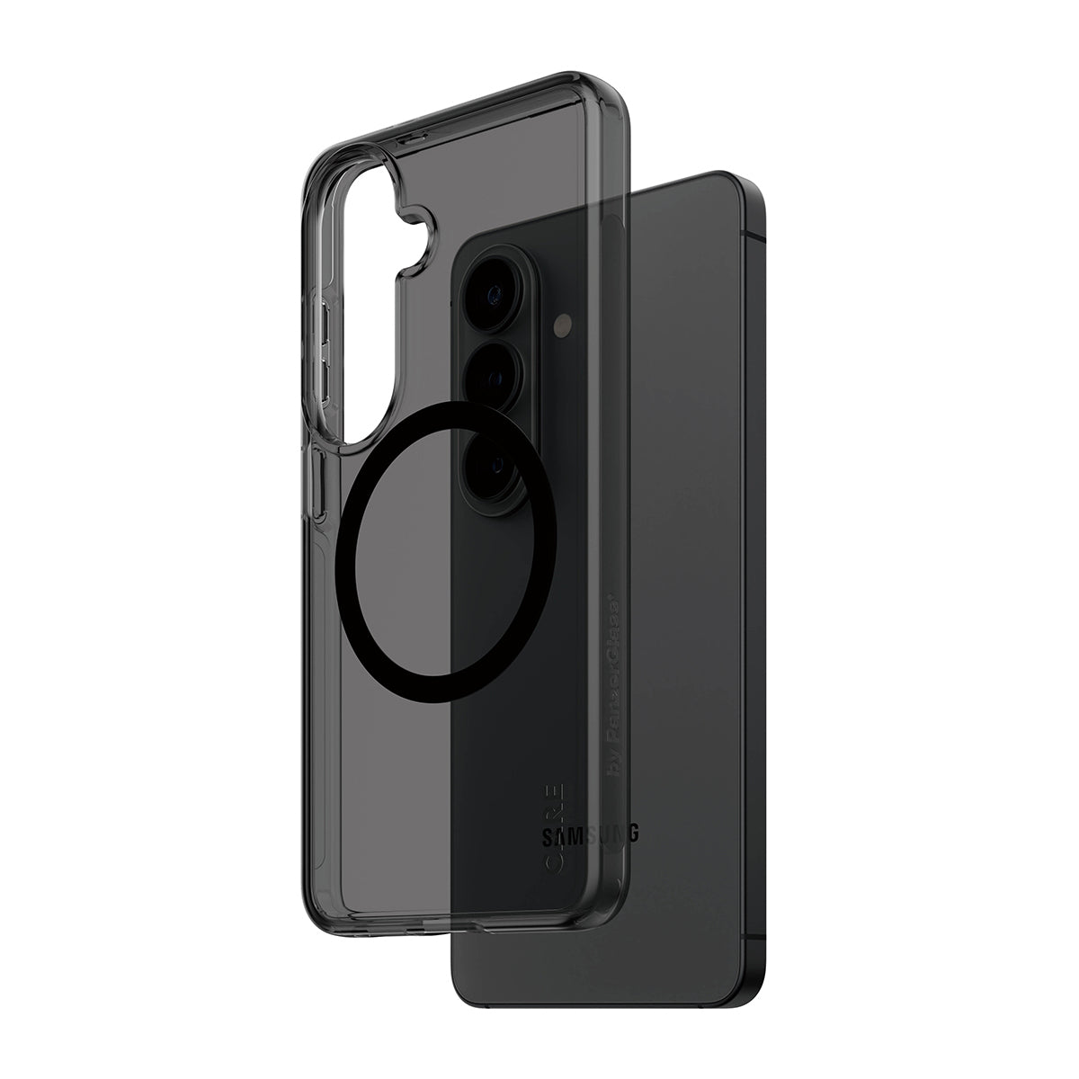 PanzerGlass CARE by Smokey Case w. Black Qi Samsung Galaxy S26