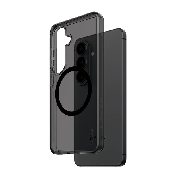 PanzerGlass CARE by Smokey Case w. Black Qi Samsung Galaxy S26