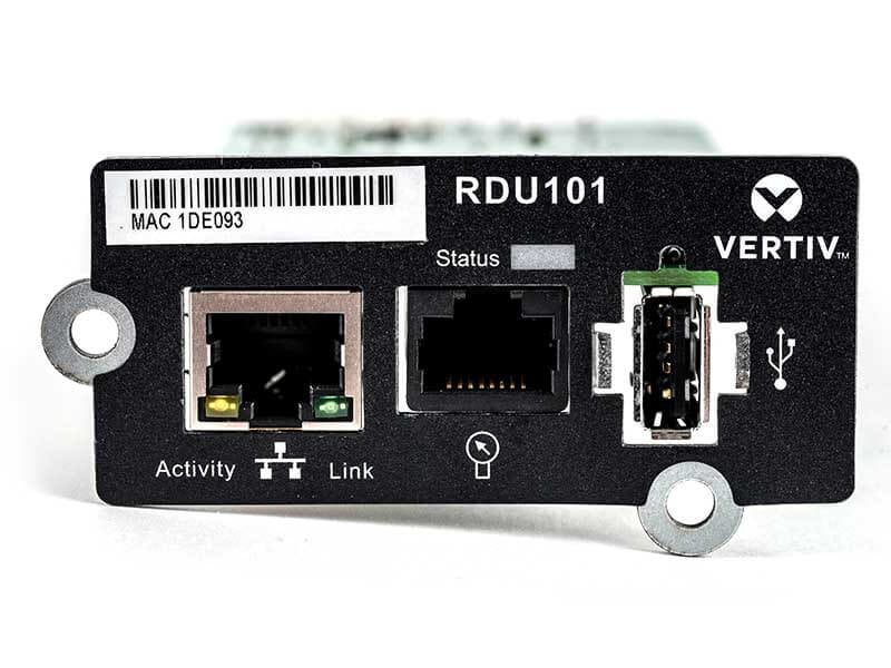 Vertiv IntelliSlot RDU101 Intern Ethernet 100 Mbit/s - 1x100M