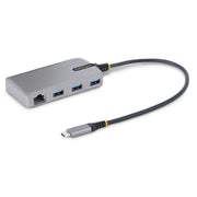 StarTech.com USB-C-hubb med 3 portar och Ethernet