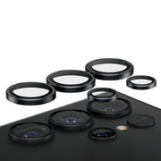 PanzerGlass Hoops Camera Lens Protector Black Samsung Galaxy S24 Ultra Genomskinligt