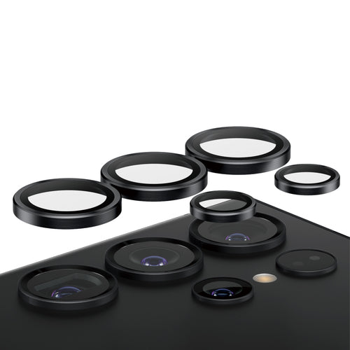 PanzerGlass Hoops Camera Lens Protector Black Samsung Galaxy S24 Ultra Genomskinligt